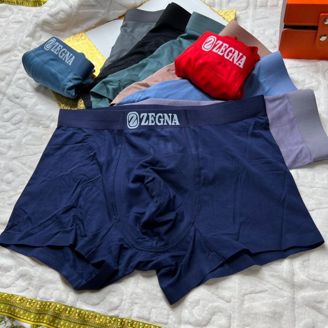 Zegna Modal Men's Boxer Briefs - 3-Piece Box - Sizes L-XXXL