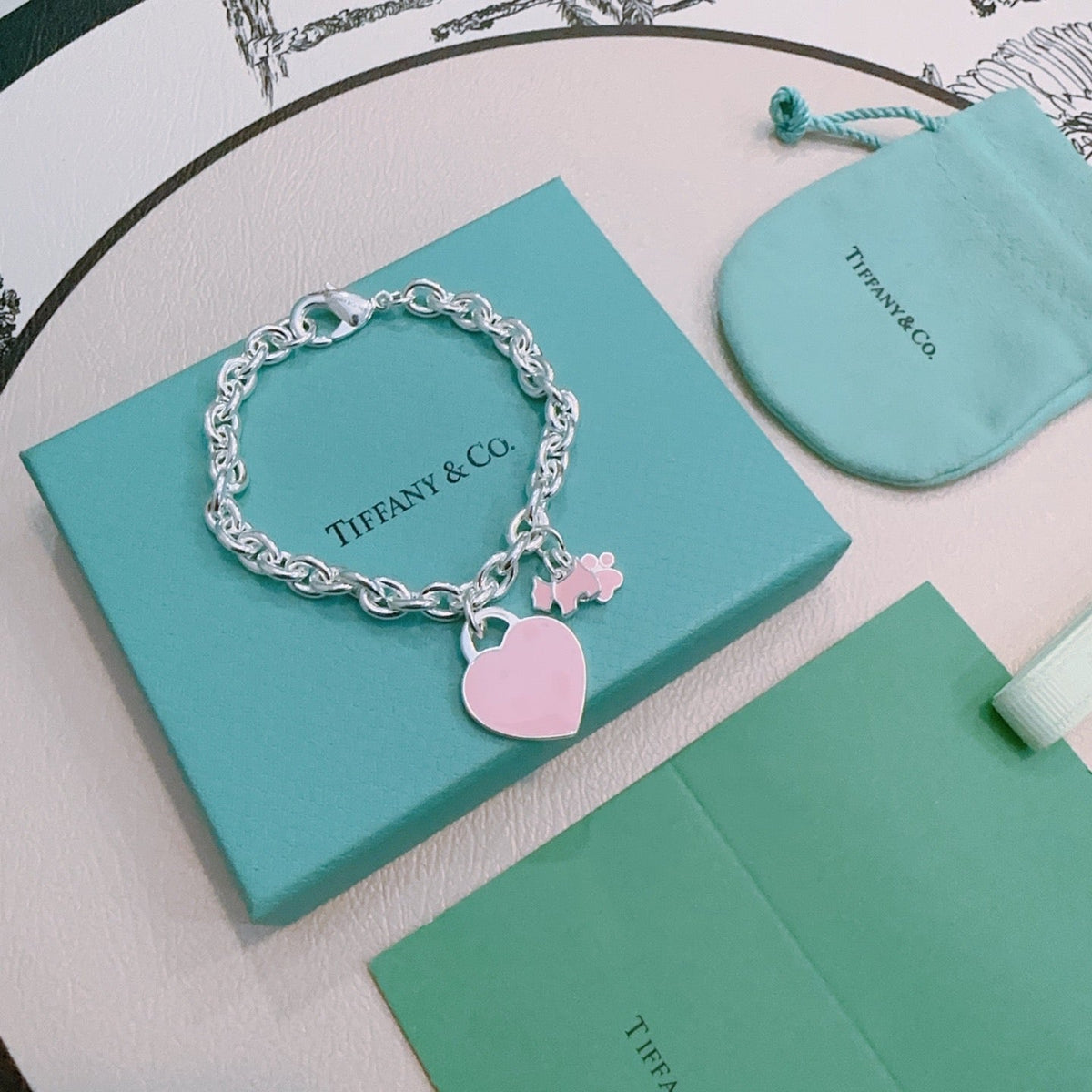 Martin Graham bracelet in polished metal-tone – front product view