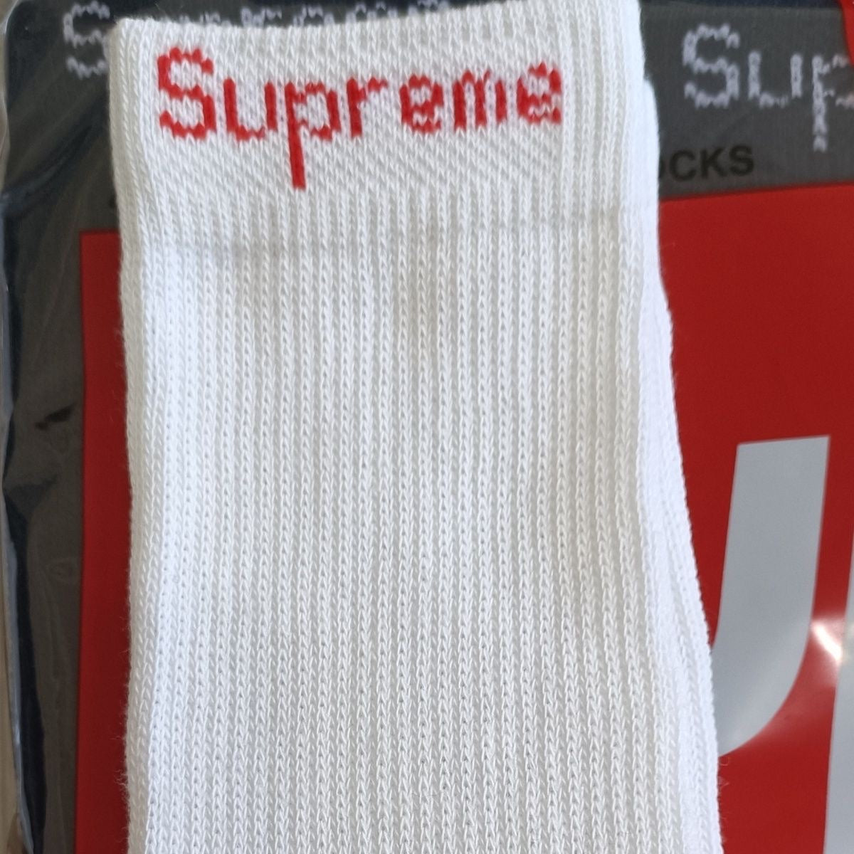 Supreme Cotton Crew Socks - 4-Pair Set