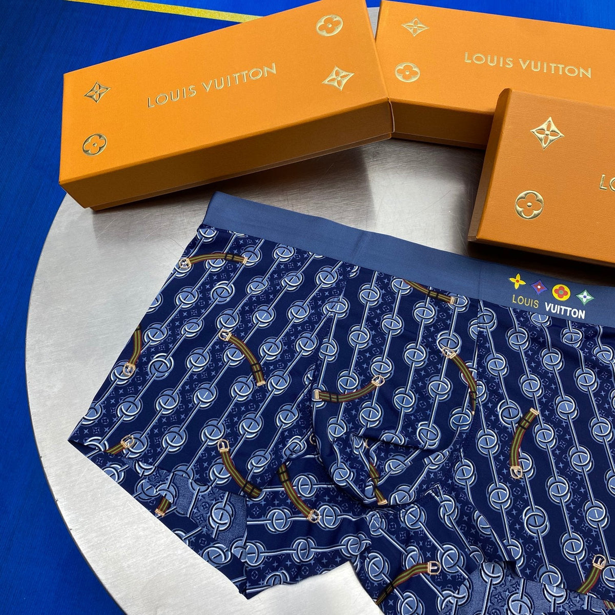 Louis Vuitton Ice-Silk Men's Boxer Briefs - 3-Piece Box - Sizes L-XXXL