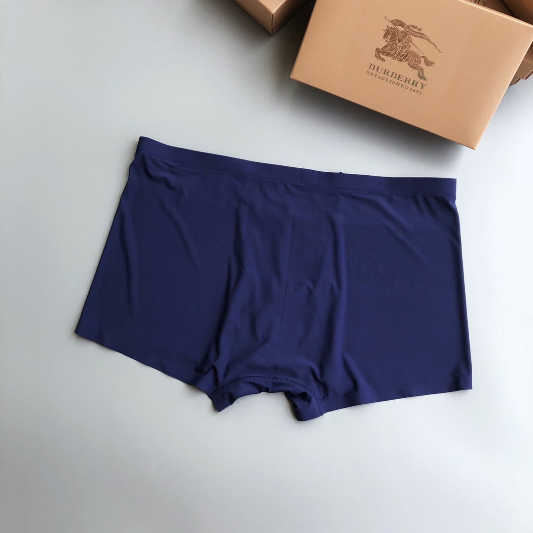 Burberry Side Lettering Men's Trunk Underwear - 3-Piece Box