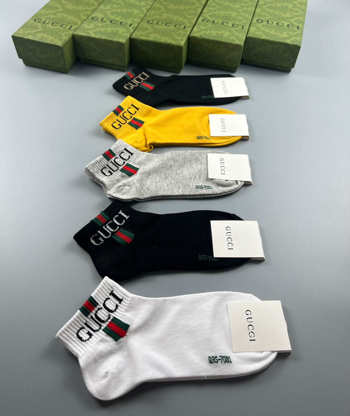Gucci Cotton Socks – 5-Pair Pack
