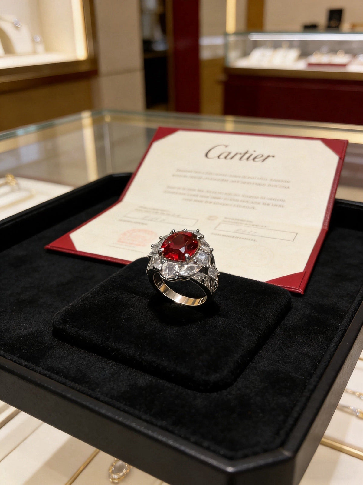 Martin Graham ring in polished metal-tone – detail view
