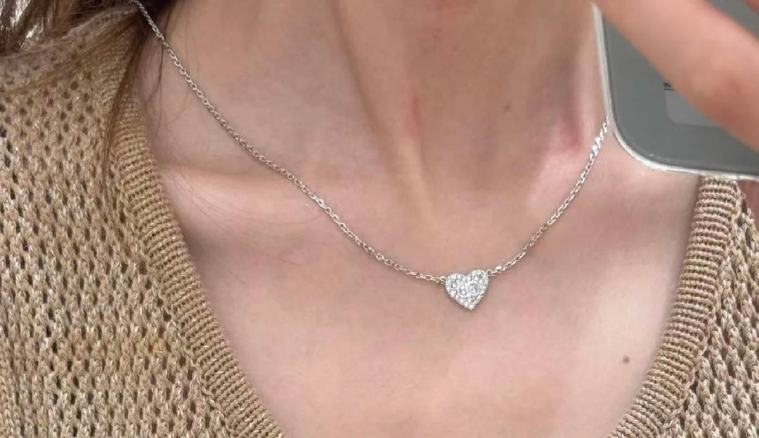 Martin Graham pendant necklace in polished metal-tone – detail view