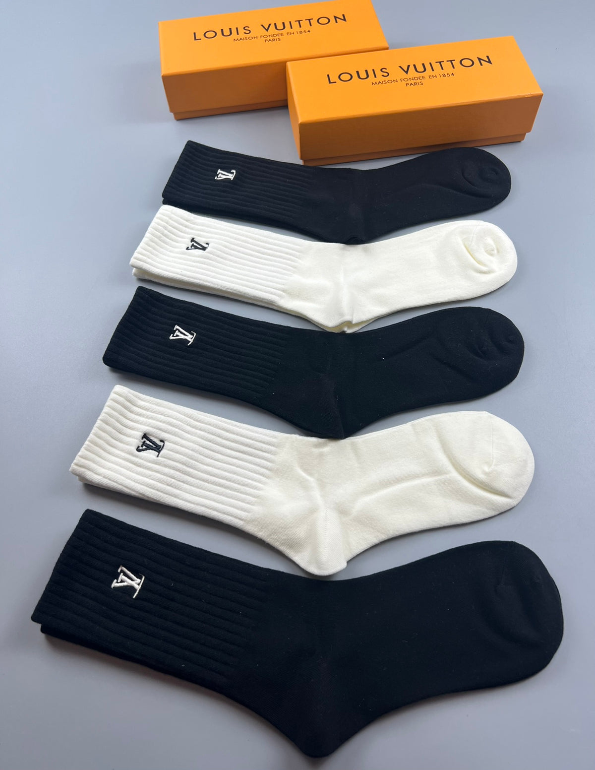 Louis Vuitton Cotton Socks - 5-Pair Set