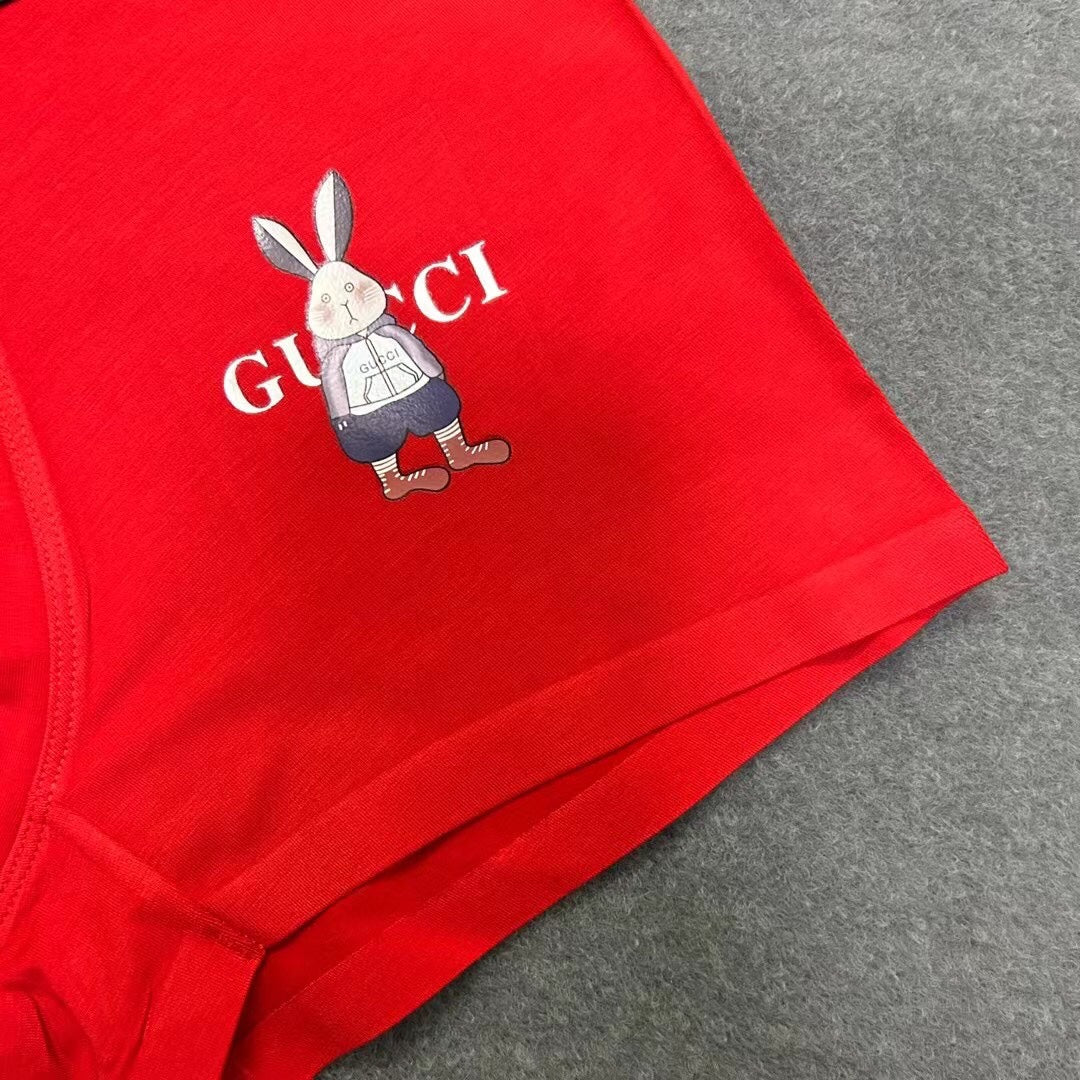 Gucci Contrast Waistbands And Understated Front Branding Men's Boxer Briefs - 3-Piece Box