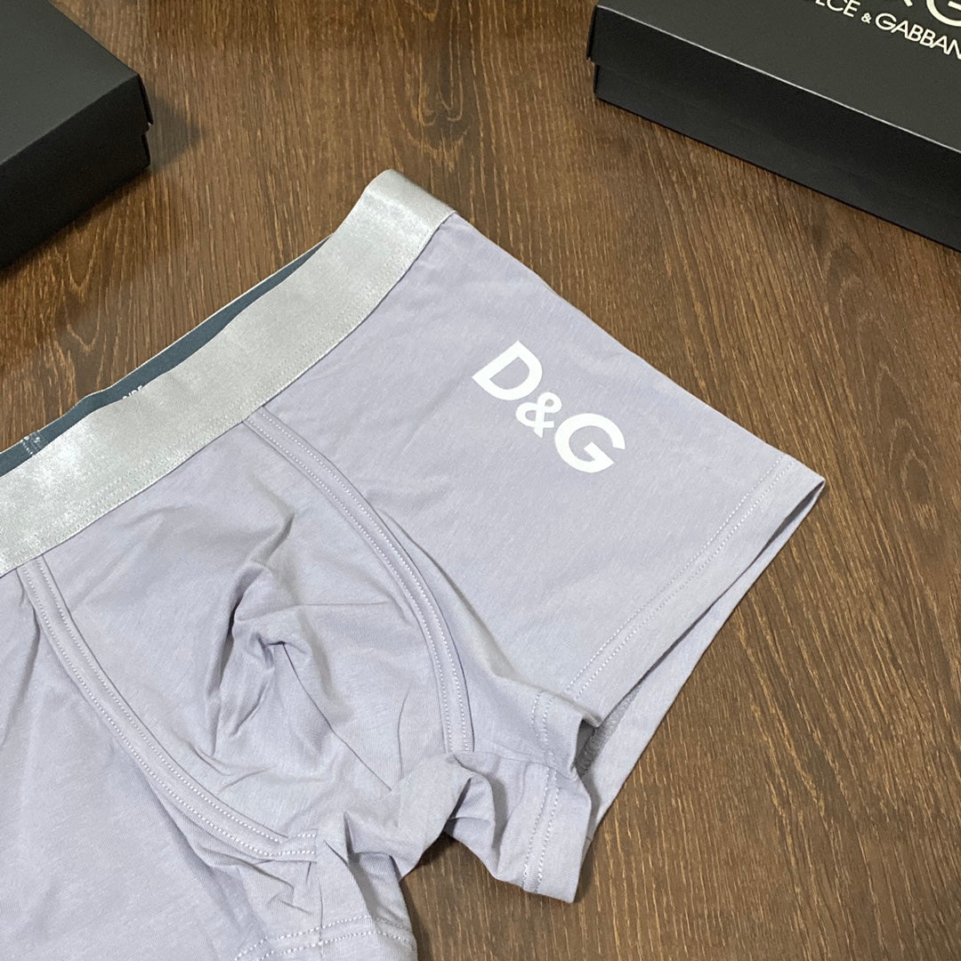Dolce & Gabbana Clean Wordmark Men's Boxer Briefs - 3-Piece Box