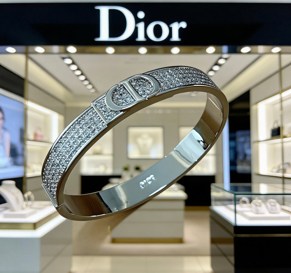 Martin Graham bracelet in polished metal-tone – detail view
