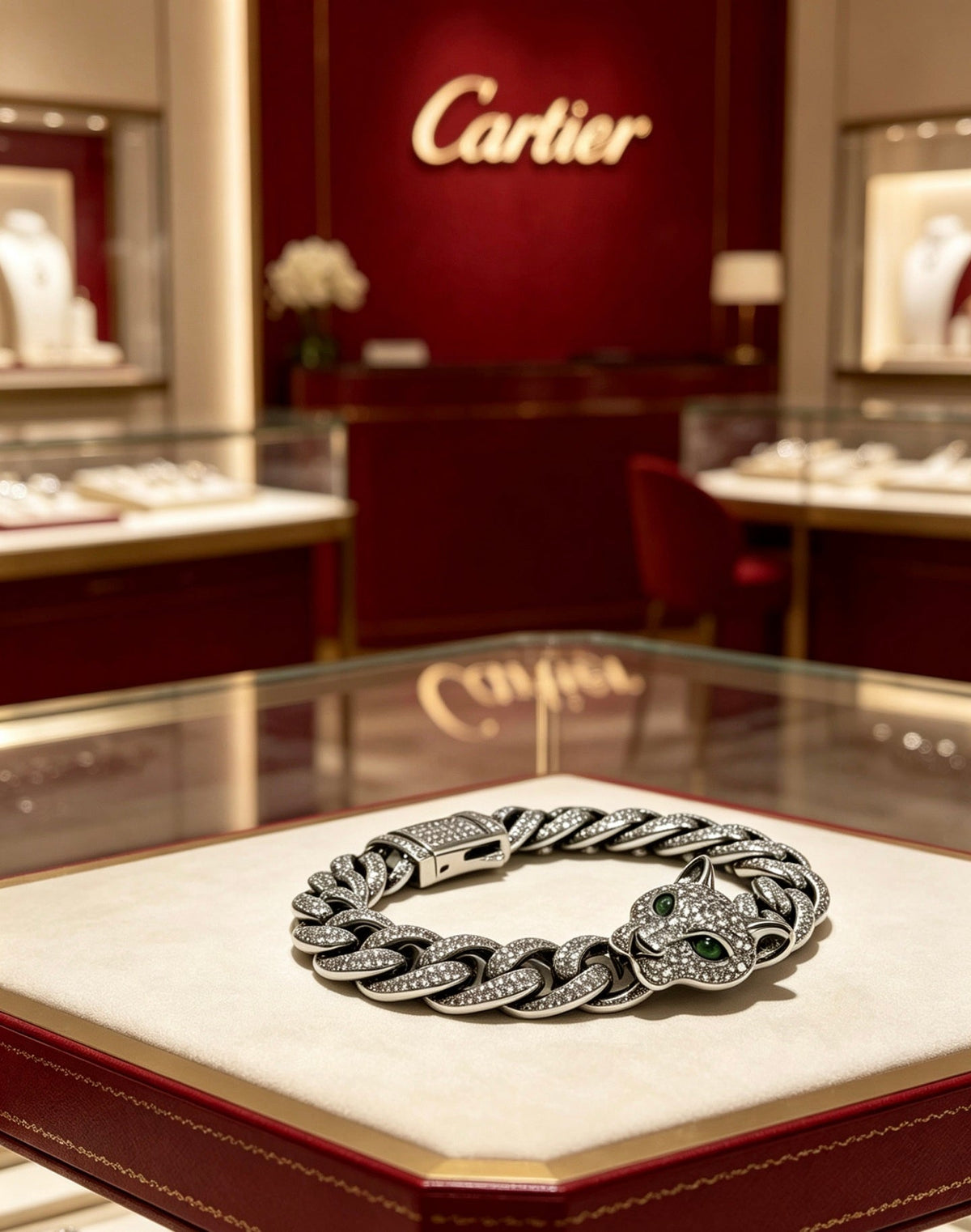 Martin Graham bracelet in polished metal-tone – detail view