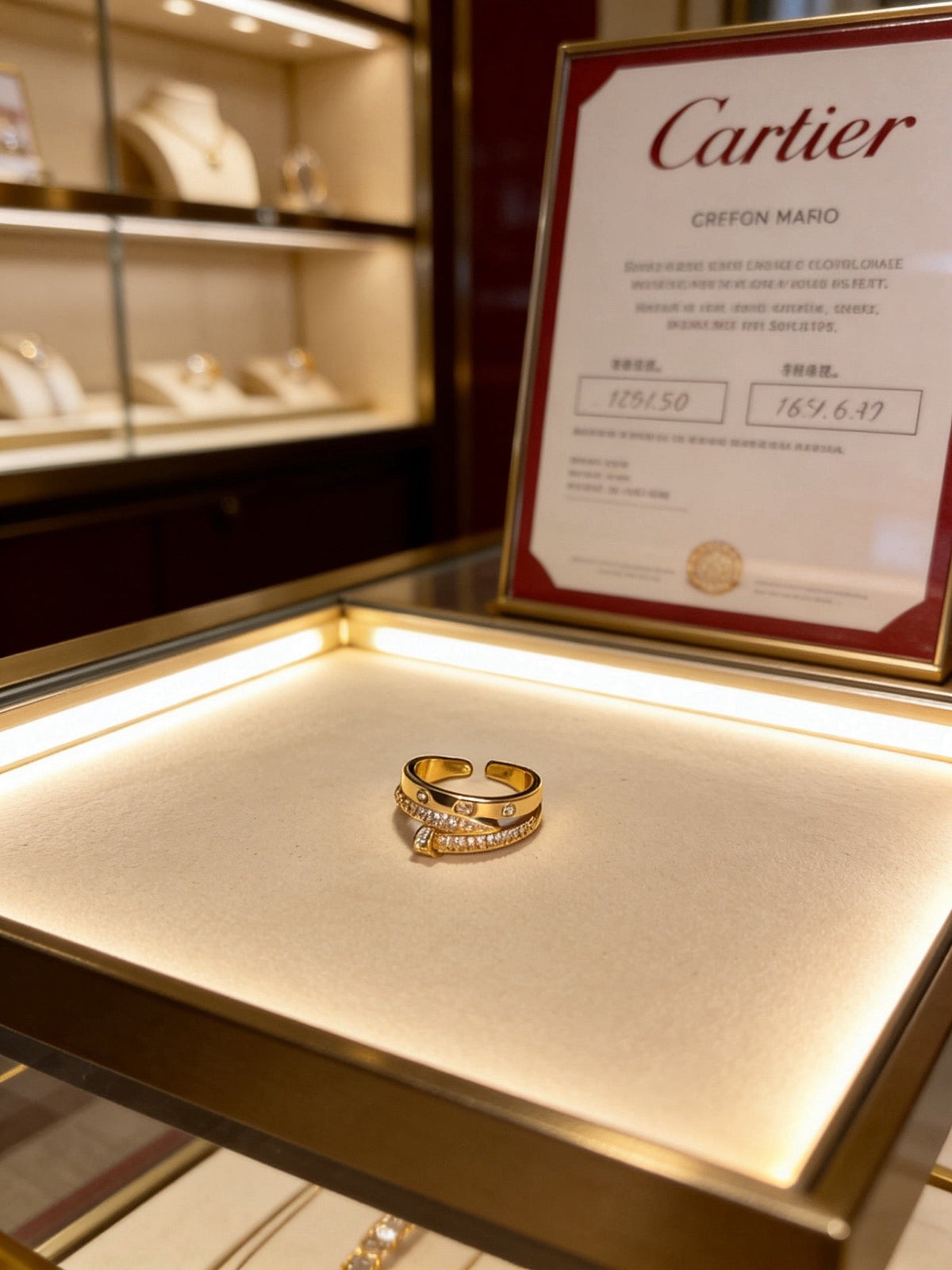 Martin Graham ring in polished metal-tone – detail view