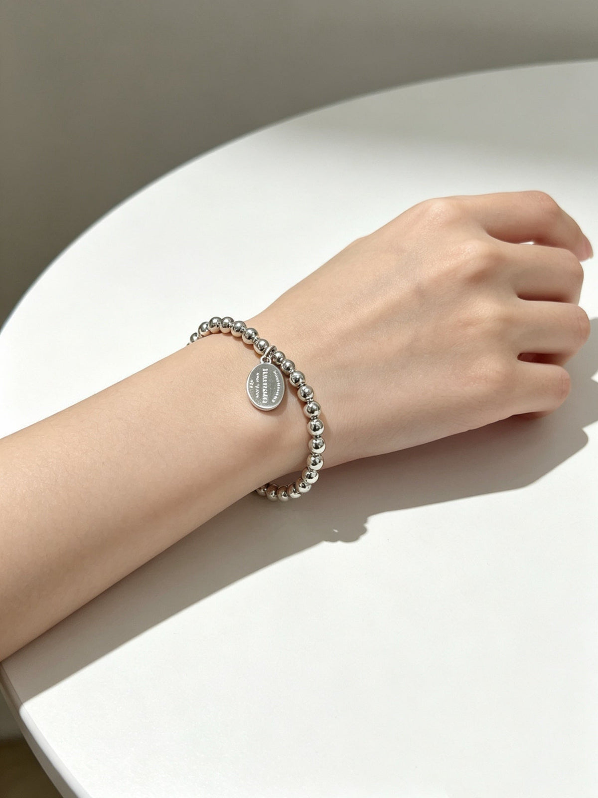 Martin Graham bracelet in polished metal-tone – detail view