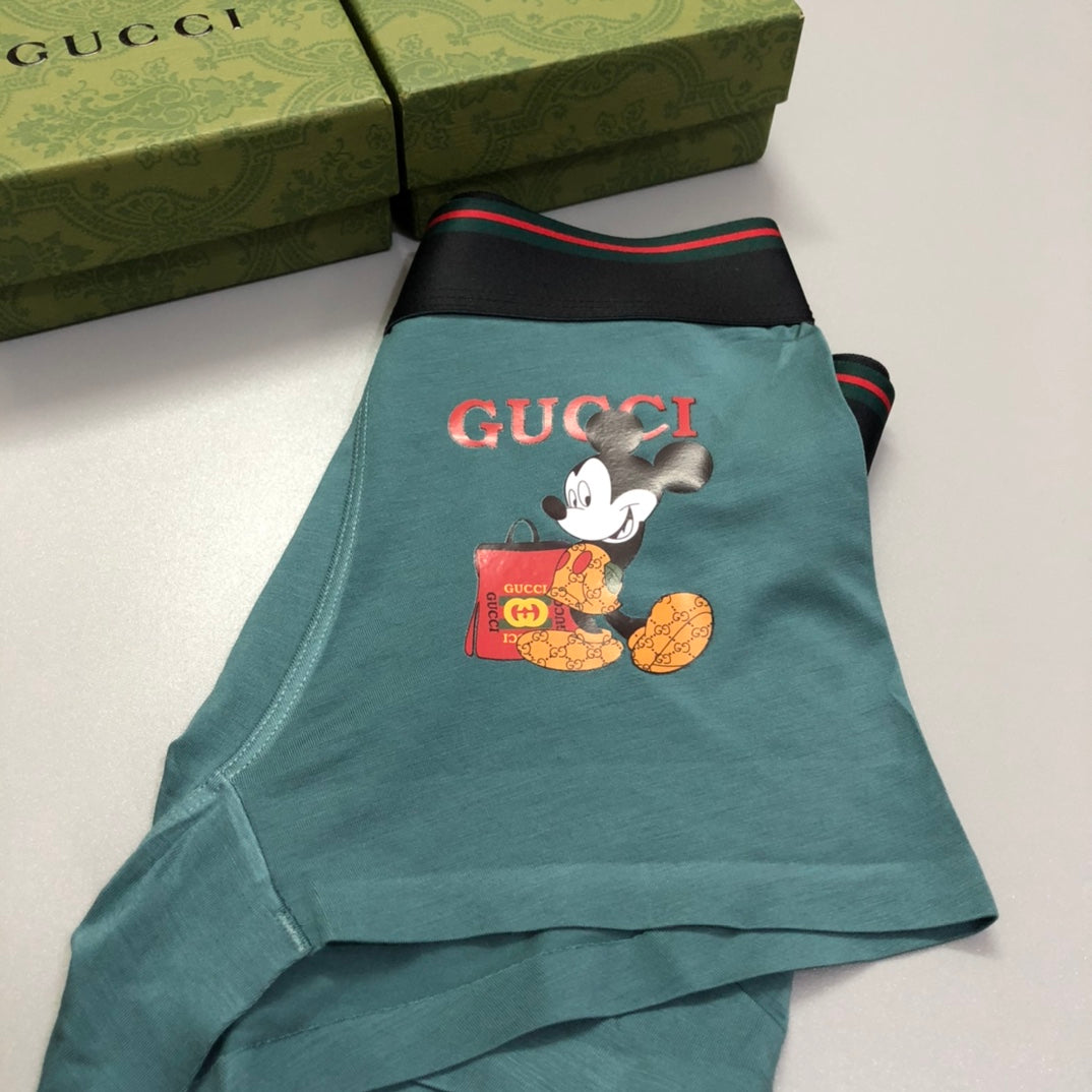 Gucci Modal Breathable Seamless Men's Boxer Briefs – 3-Pack