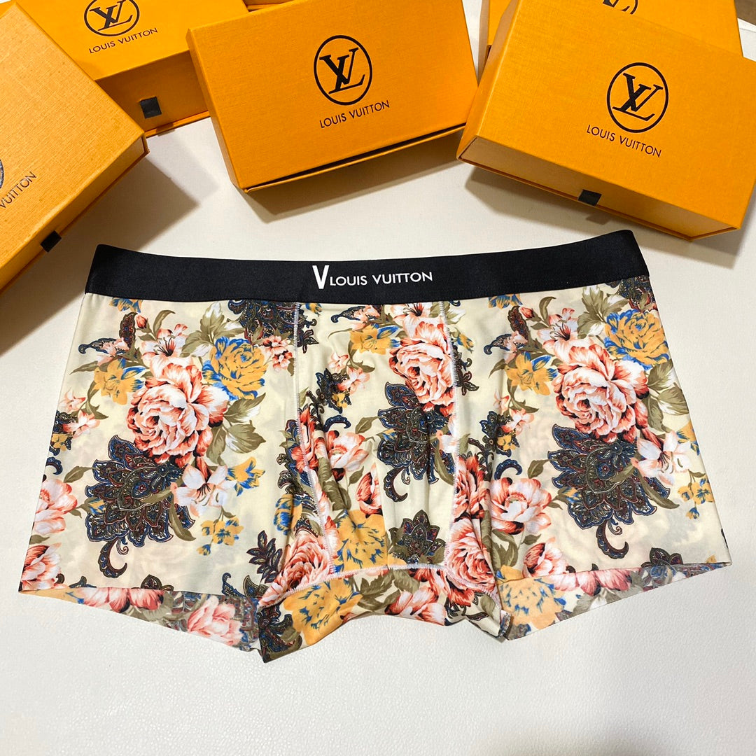 Louis Vuitton Ice-Silk Men's Boxer Briefs - 3-Piece Box - Sizes L-XXXL
