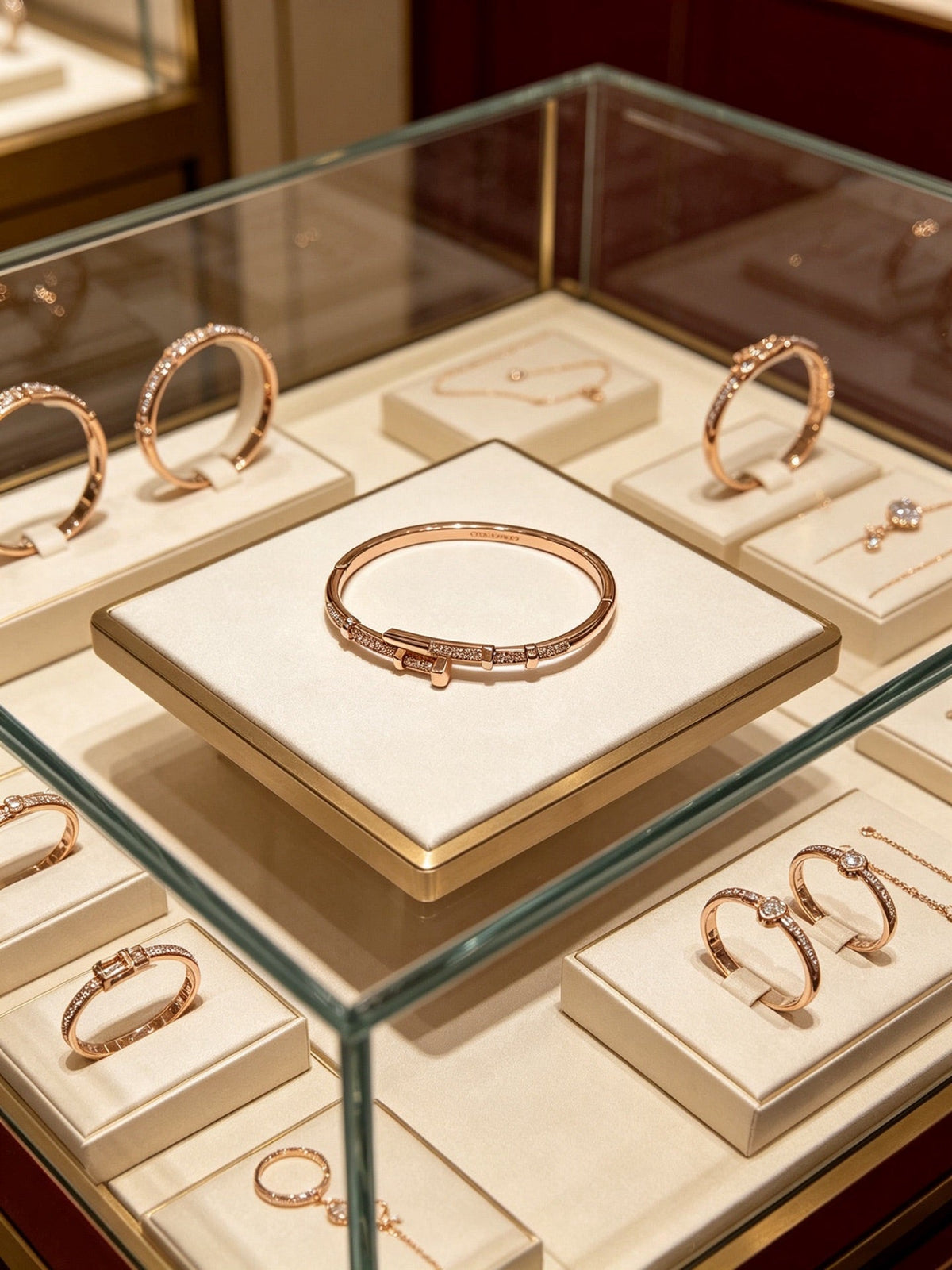 Martin Graham bracelet in polished metal-tone – detail view