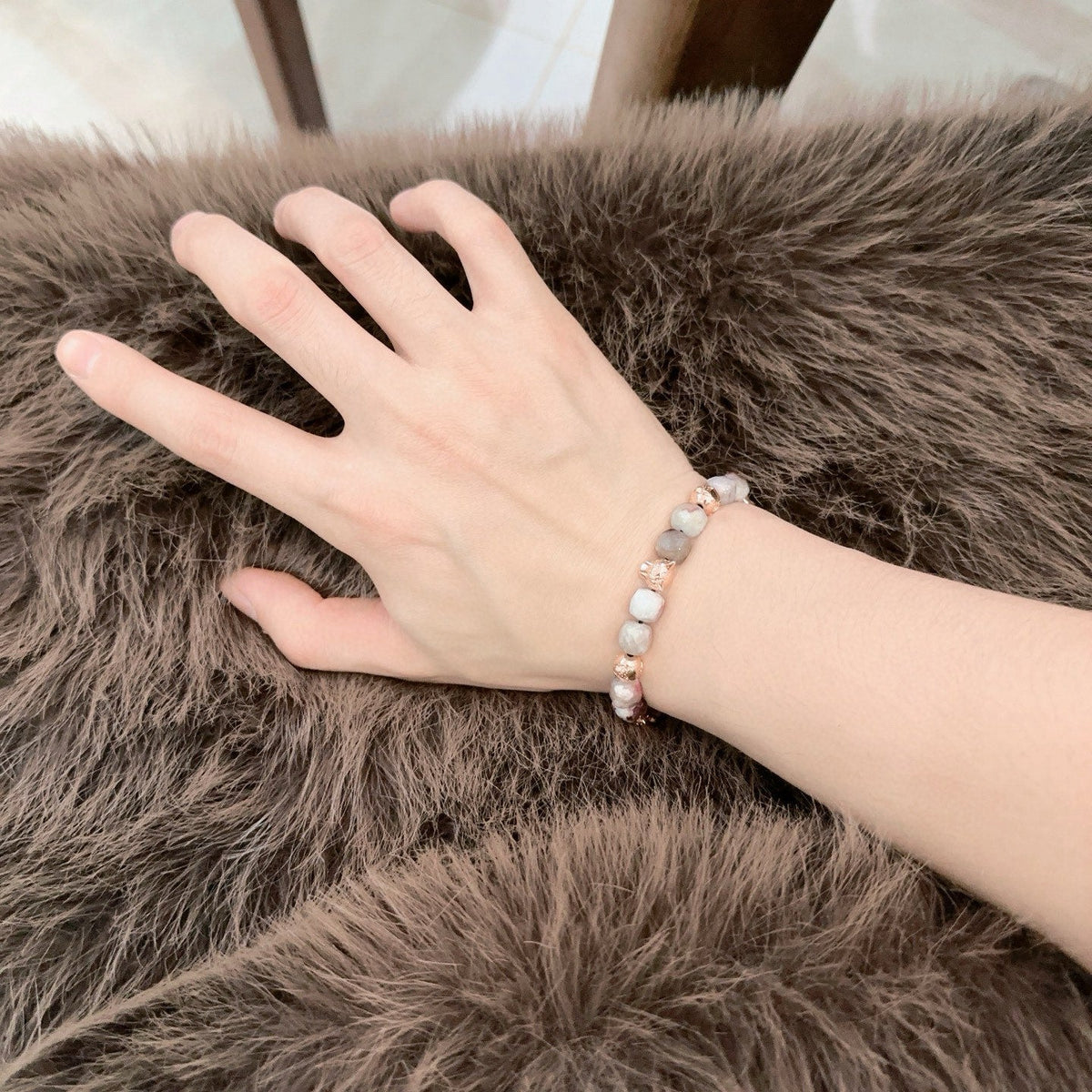 Martin Graham bracelet in polished metal-tone – detail view