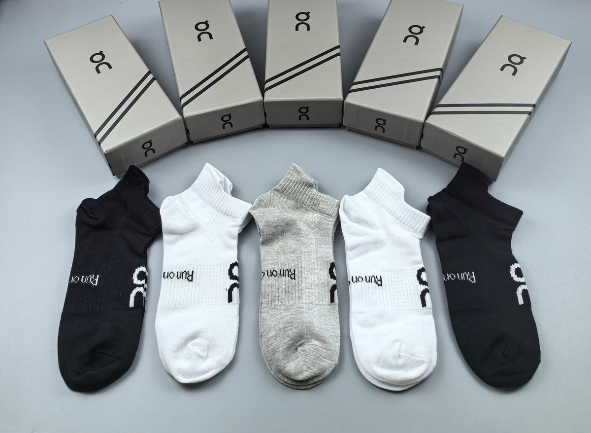 On Cotton Socks - 5-Pair Set