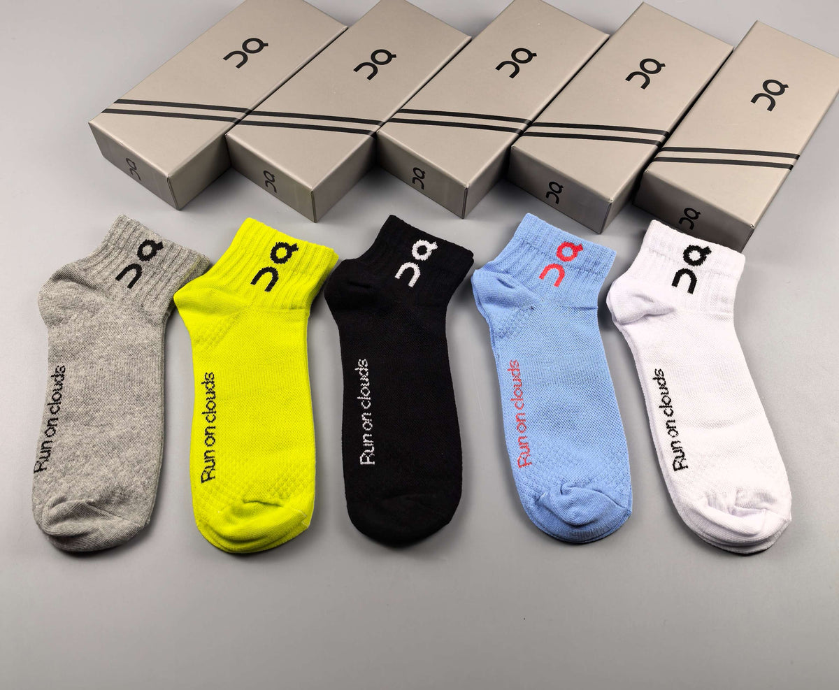 On Cloudtilt Cotton Breathable Socks – 5-Pair Pack