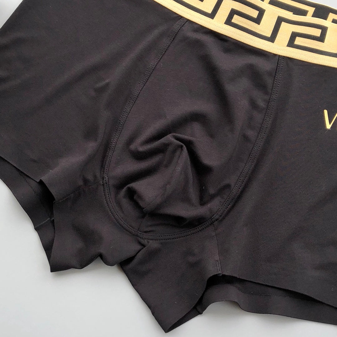 Versace Modal Breathable Seamless Men's Boxer Briefs – 3-Pack