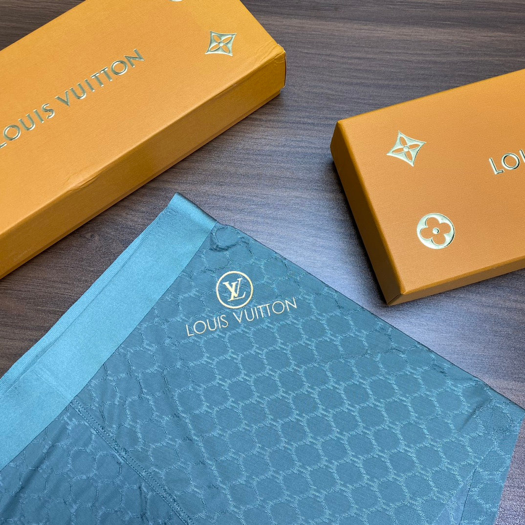 Louis Vuitton Textured Men's Trunk Underwear - 3-Piece Box
