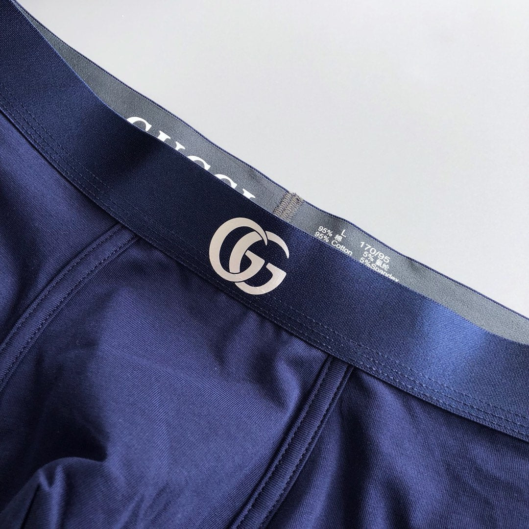 Gucci Gg Waistband Details Men's Boxer Briefs - 3-Piece Box