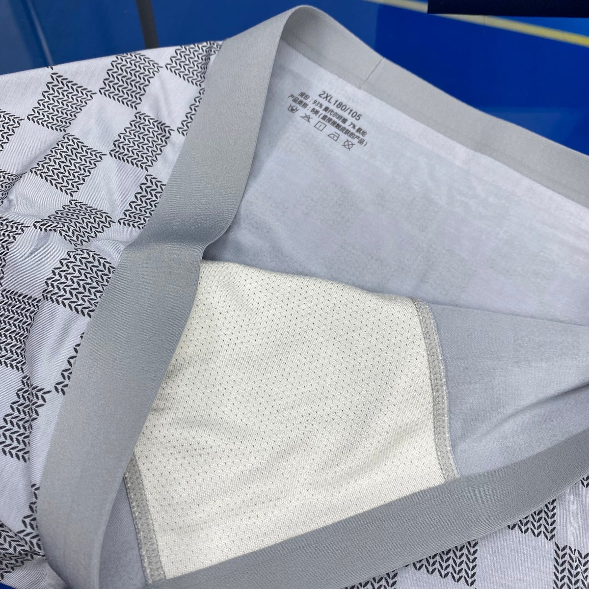 Dior Cotton Black And Grey Checker-Pattern Boxer Briefs Men's Boxer Briefs - 3-Piece Box