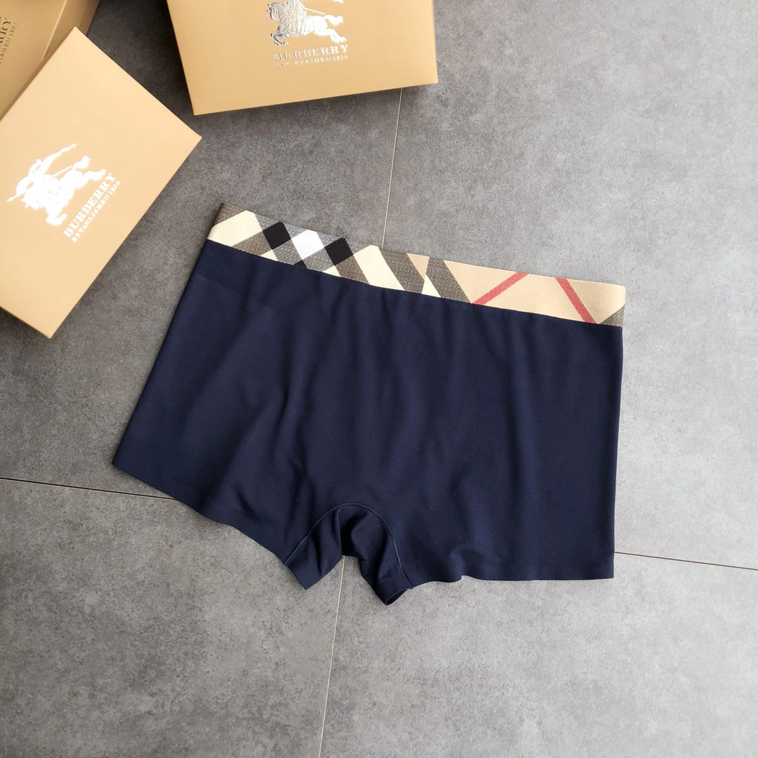 Burberry Clean Logo Waistbands Men's Boxer Briefs - 3-Piece Box