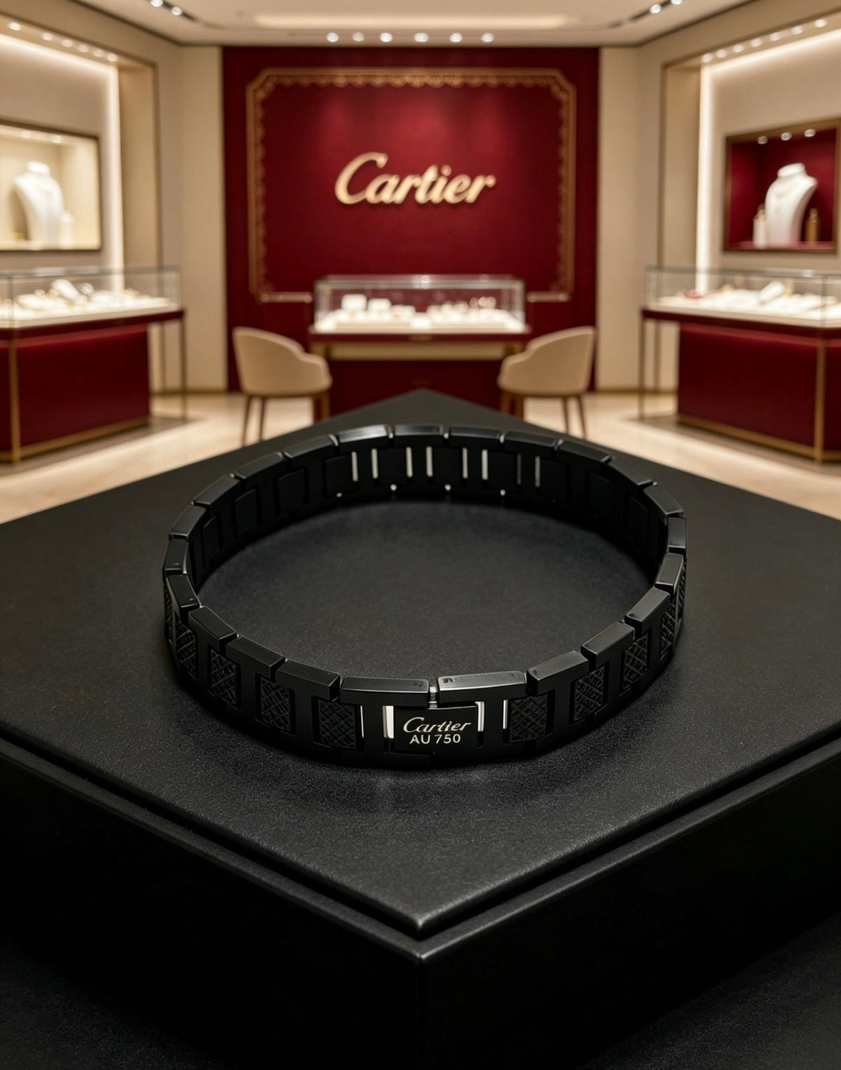 Martin Graham bracelet in polished metal-tone – detail view