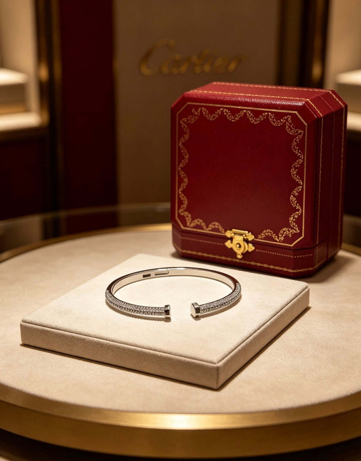 Martin Graham bracelet in polished metal-tone – detail view