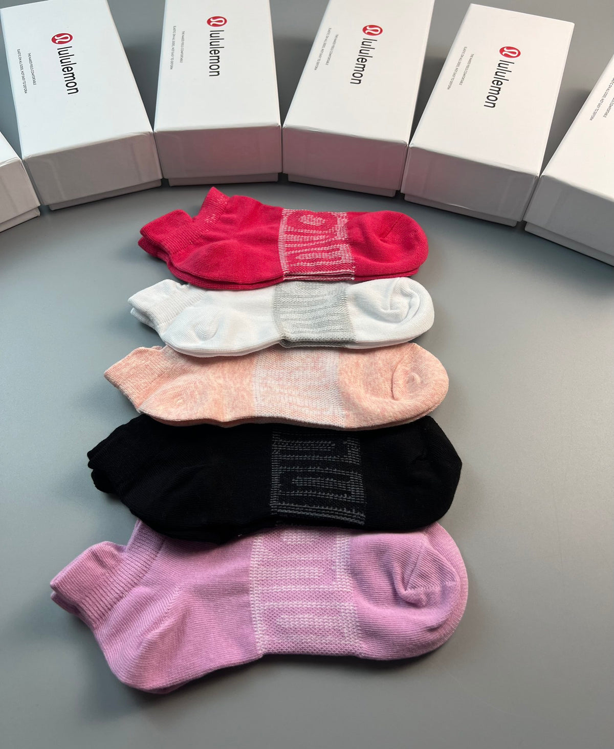 Lululemon Cotton Circular Emblems Ankle Socks