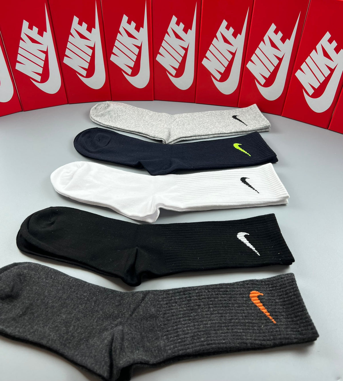 Nike Colourful Swoosh Crew Socks
